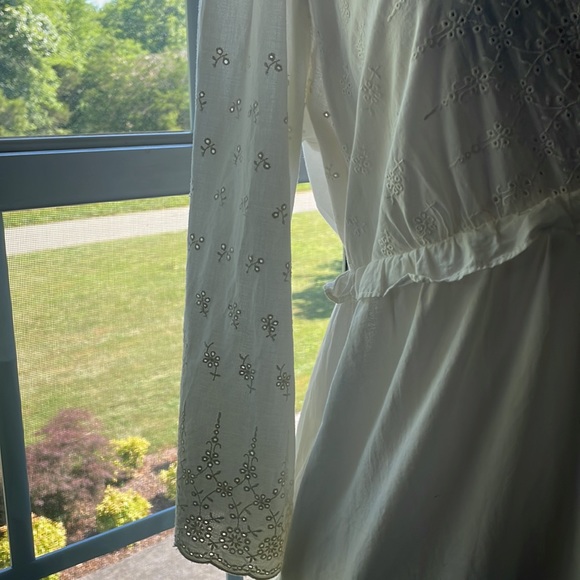 Karen by Karen Kane Ivory Eyelet Dress or Tunic - Picture 3 of 10